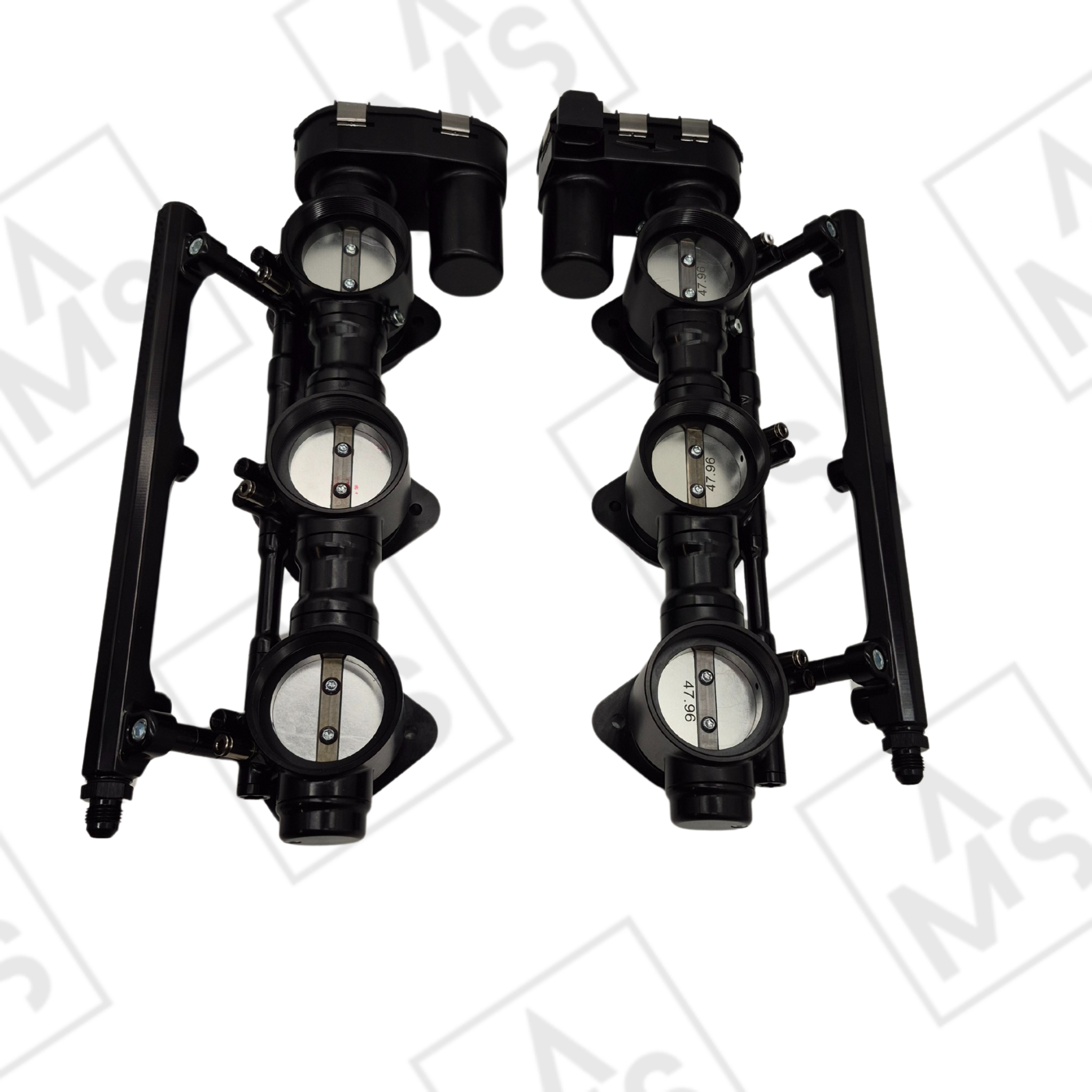Adapt Motorsport Electronic Individual Throttle Body Kit (eITB) for classic Porsches. We are setting the benchmark in innovation, there are no direct comparable products in the market, and it is the cleanest, most simple and discrete system available.

Available in 2 bolt for 2.7, 3.0, 3.2 engines and 3 bolt for 964/993 3.6 engines in a variety of sizes and adapter options for almost every intake system available on the market. Compact, precision engineered to very tight tolerances for perfect operation eas