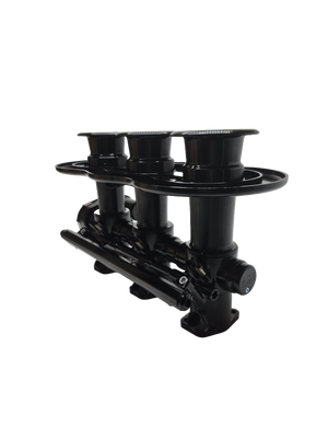 Adapt Motorsport Electronic Individual Throttle Body Kit (eITB) for classic Porsches. We are setting the benchmark in innovation, there are no direct comparable products in the market, and it is the cleanest, most simple and discrete system available.

Available in 2 bolt for 2.7, 3.0, 3.2 engines and 3 bolt for 964/993 3.6 engines in a variety of sizes and adapter options for almost every intake system available on the market. Compact, precision engineered to very tight tolerances for perfect operation eas